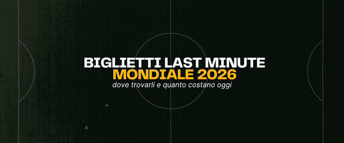 Biglietti Last Minute Mondiale 2026 su campo da calcio
