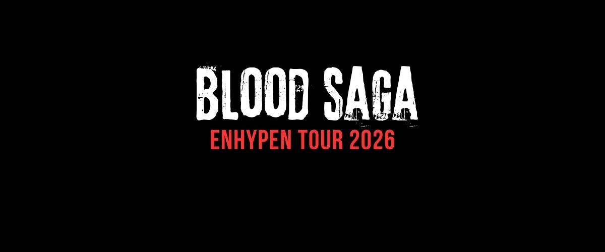 Fondo negro con texto Blood Saga