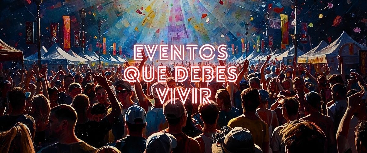 Gente en un evento multitudinario