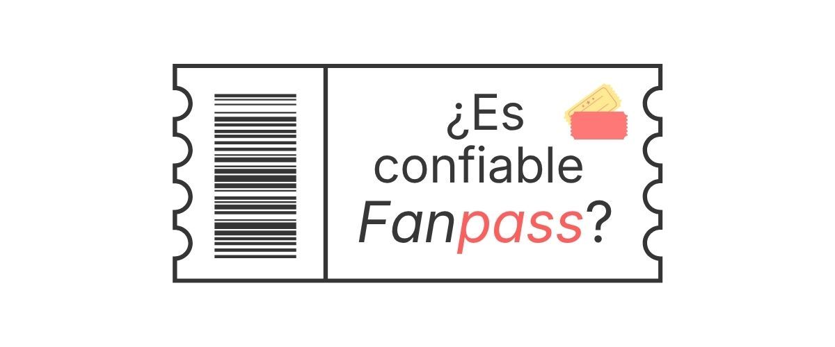 Imagen de boleto con texto