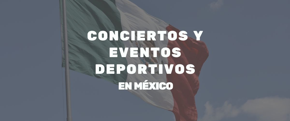 Bandera de México con texto