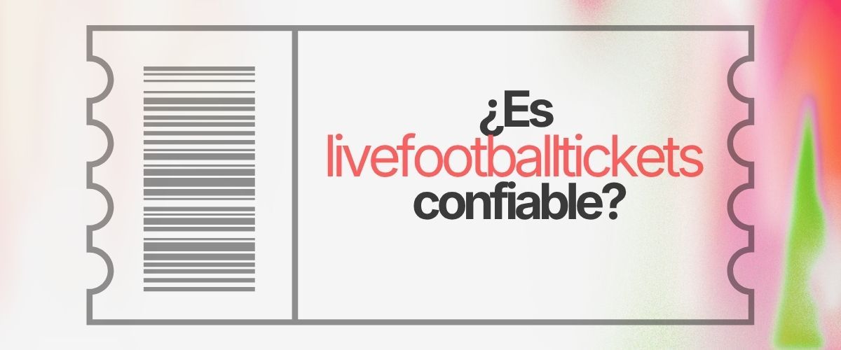 Imagen de boleto con texto