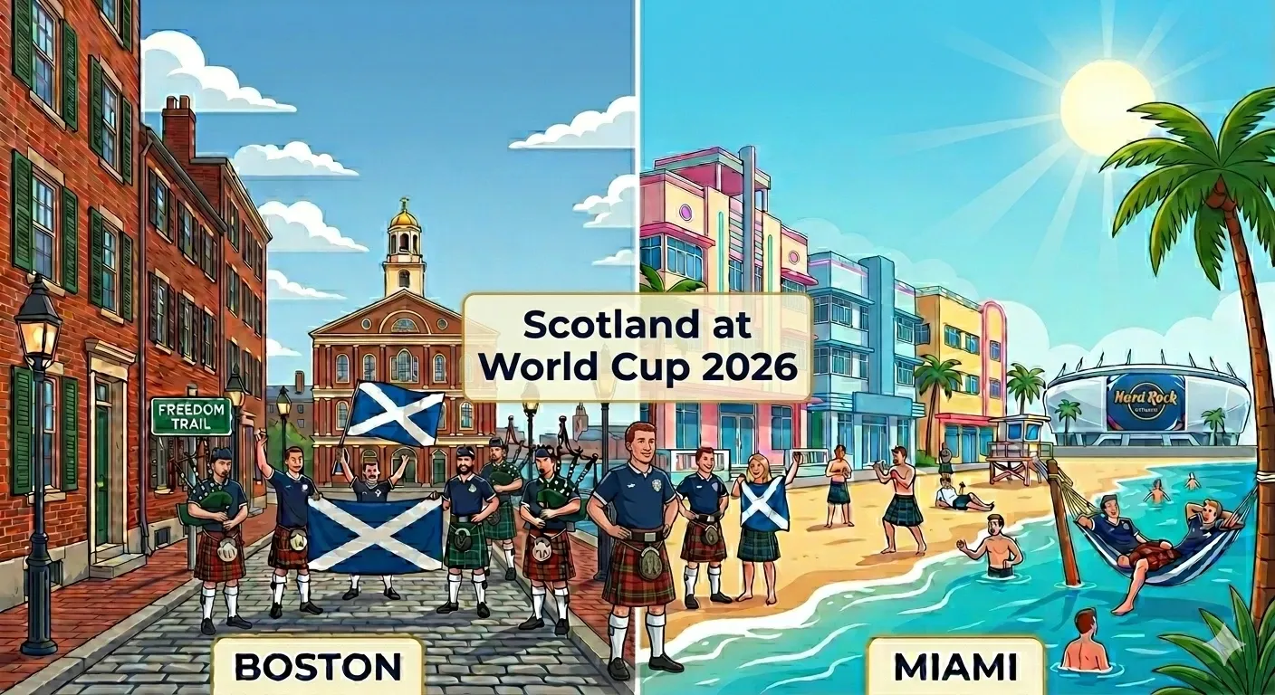 Scotland at World Cup 2026: Things to Do in Boston & Miami