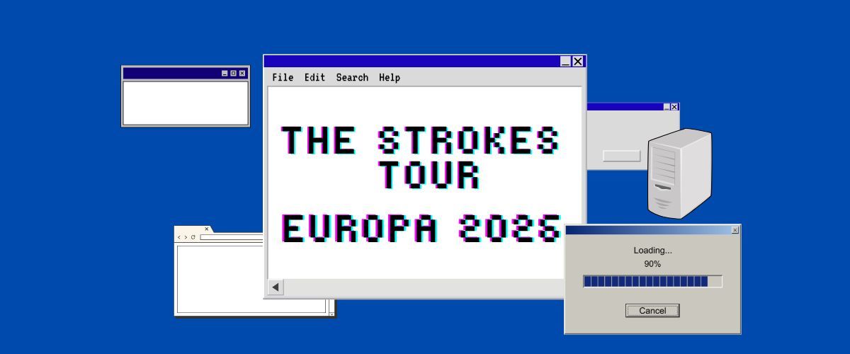 Fondo azul con ventanas ordenador