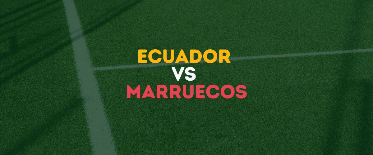 Ecuador vs Marruecos partido de fútbol amistoso