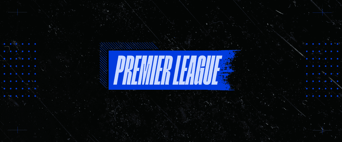 Premier League-logo på mørk baggrund