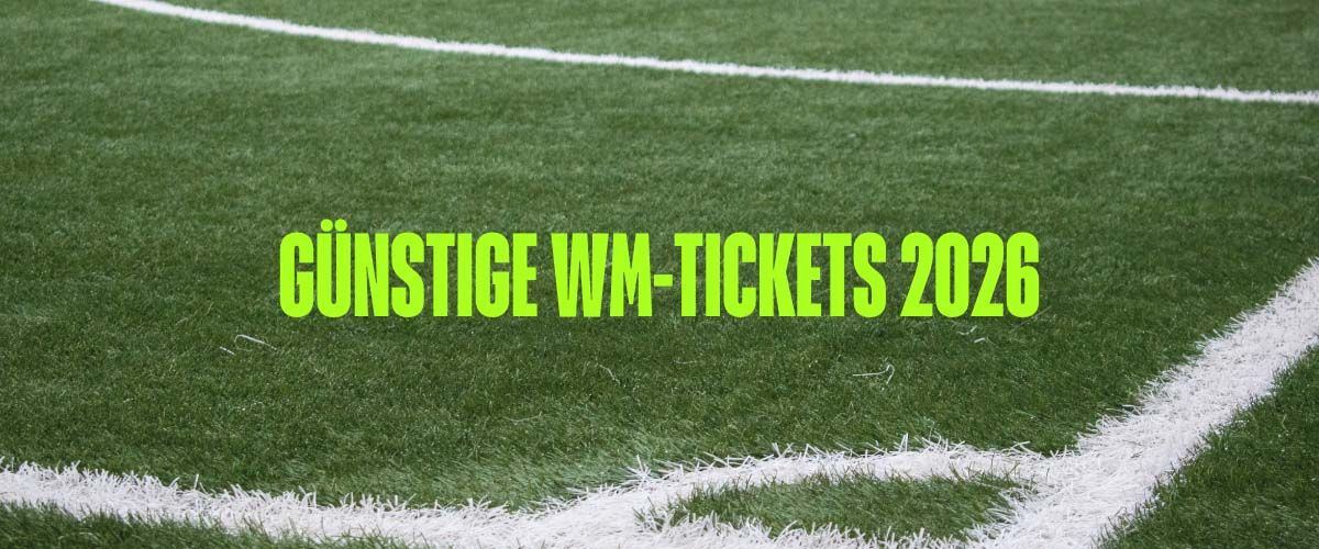 Günstige WM-Tickets 2026 auf Fußballrasen